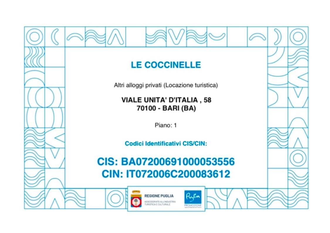 B&B Le Coccinelle Bari Zewnętrze zdjęcie